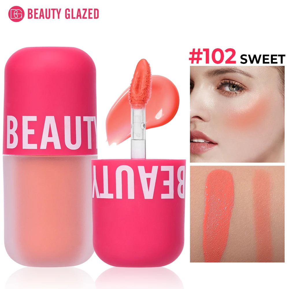 Beauty Glazed Liquid Blush 5 Colors