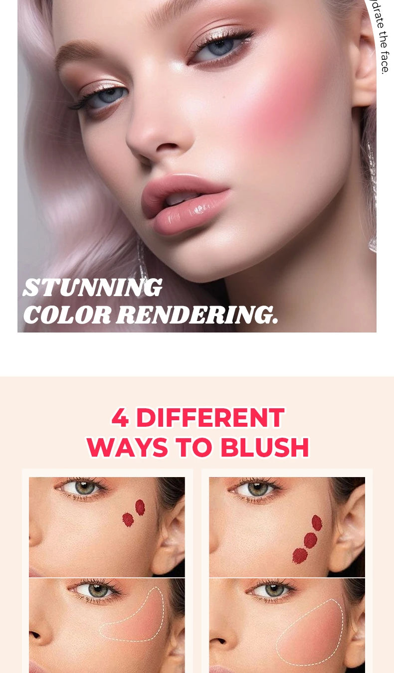 Beauty Glazed Liquid Blush 5 Colors