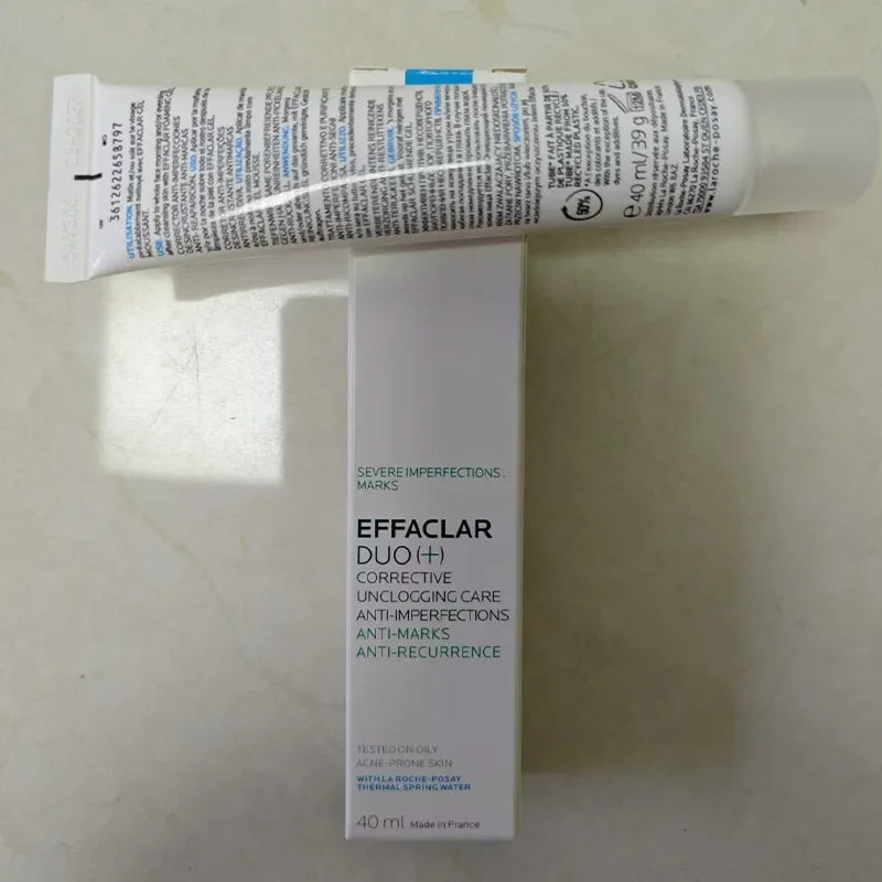 EFFACLAR K+ EFFACLAR Duo+M Emulsion Purifies Skin, Regulates Acne, Whitens Skin Care, Removes Acne And Blackheads 40ml