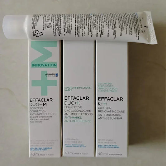 EFFACLAR K+ EFFACLAR Duo+M Emulsion Purifies Skin, Regulates Acne, Whitens Skin Care, Removes Acne And Blackheads 40ml