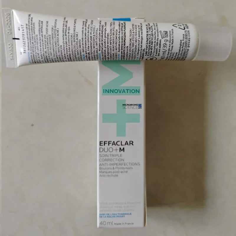EFFACLAR K+ EFFACLAR Duo+M Emulsion Purifies Skin, Regulates Acne, Whitens Skin Care, Removes Acne And Blackheads 40ml
